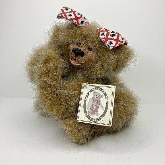 KIMBEARLYS Originals Chelsea Bear Jointed 12" Plush Resin Face Collectible 19023 - Picture 16 of 16